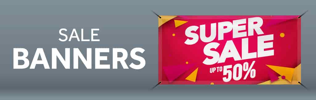 Sales Banners from  Banners.com