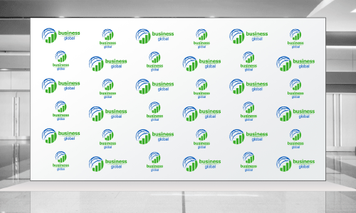 Step and repeat trade show banners