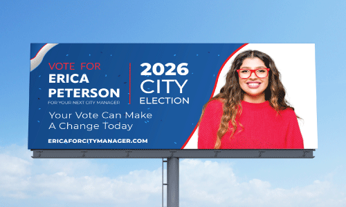Election Billboard Sign