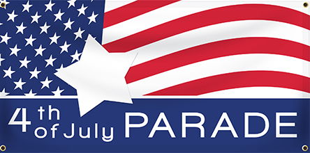 Independence Day Vinyl Banner Example | Banners.com