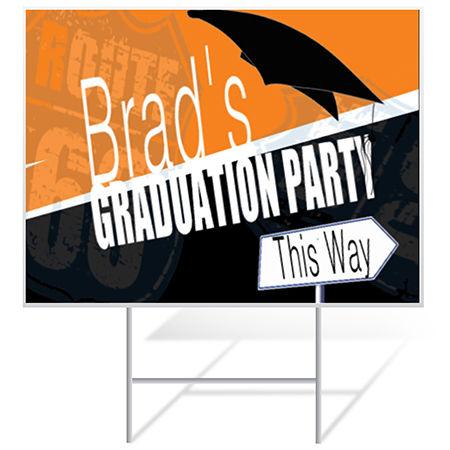 Graduation Yard Sign Samples 
