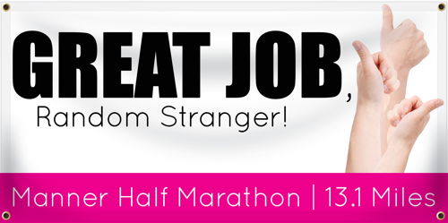 Half Marathon Banner | Banners.com