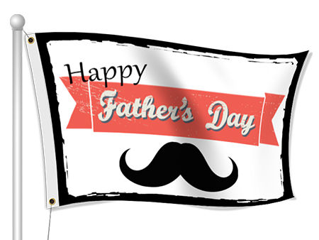 Father's Day Flag Example | Banners.com