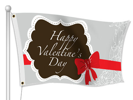 Valentine's Flag Example | Banners.com