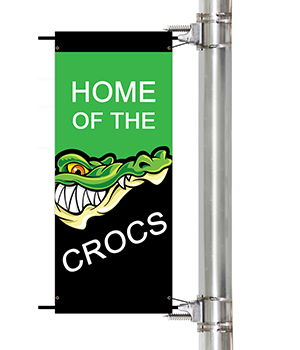 Custom Pole Banners for Schools | Banners.com