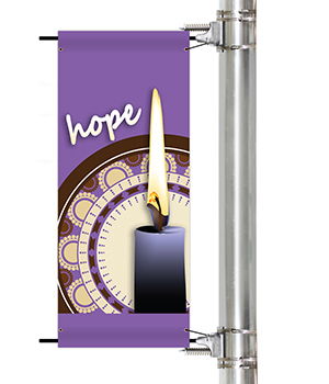 Advent Pole Banners | Banners.com