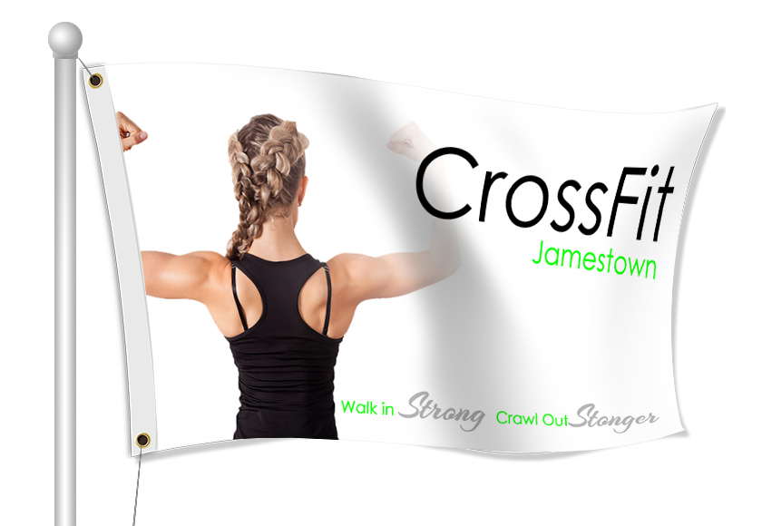 Fabric Flags for Crossfit | Banners.com