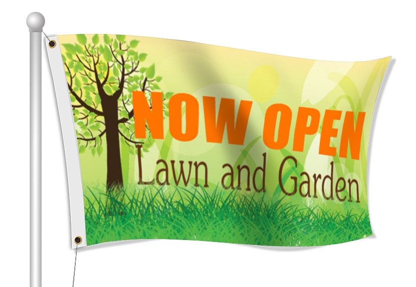 Custom Printed Lawn and Garden Fabric Flag | Banners.com