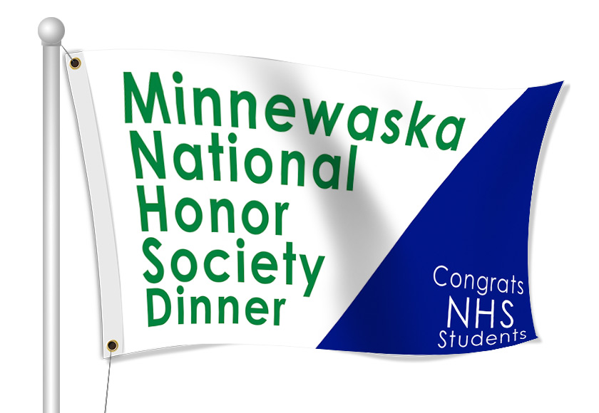 National Honor Society Flags - Custom Printed Fabric Flags | Banners.com