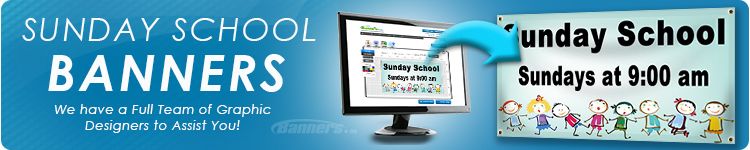 Sunday School Banners | Banners.com