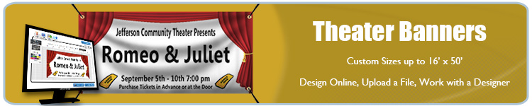 Custom Theater Banners from Banners.com