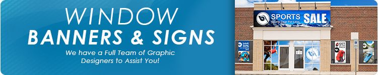 Window Banners & Signs from Banners.com